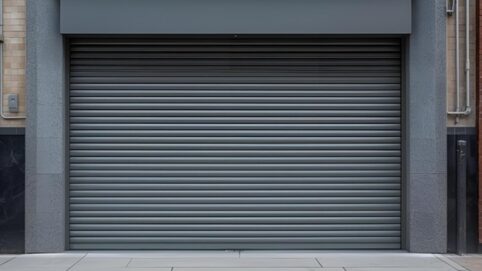 porta automática de rolo